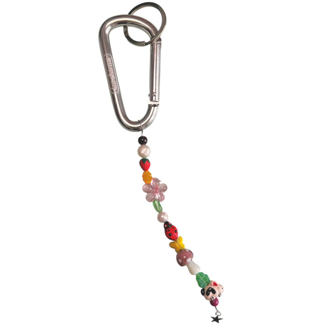 the garden of beadin' keychain