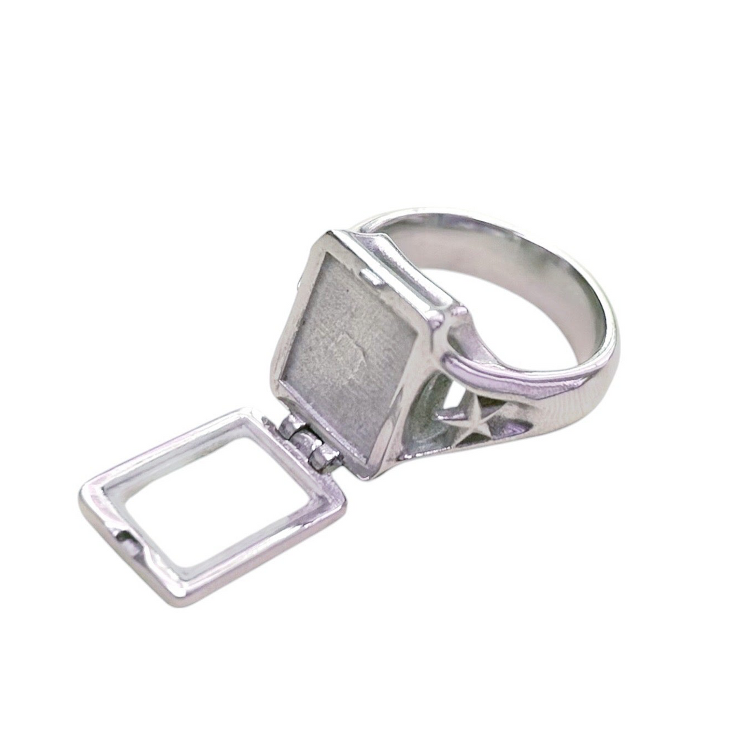 custom photo pendant ring