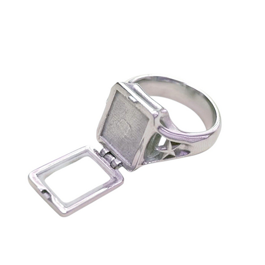 custom photo pendant ring