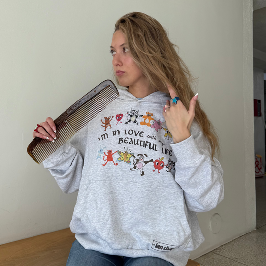 in love with my life (no notes) hoodie