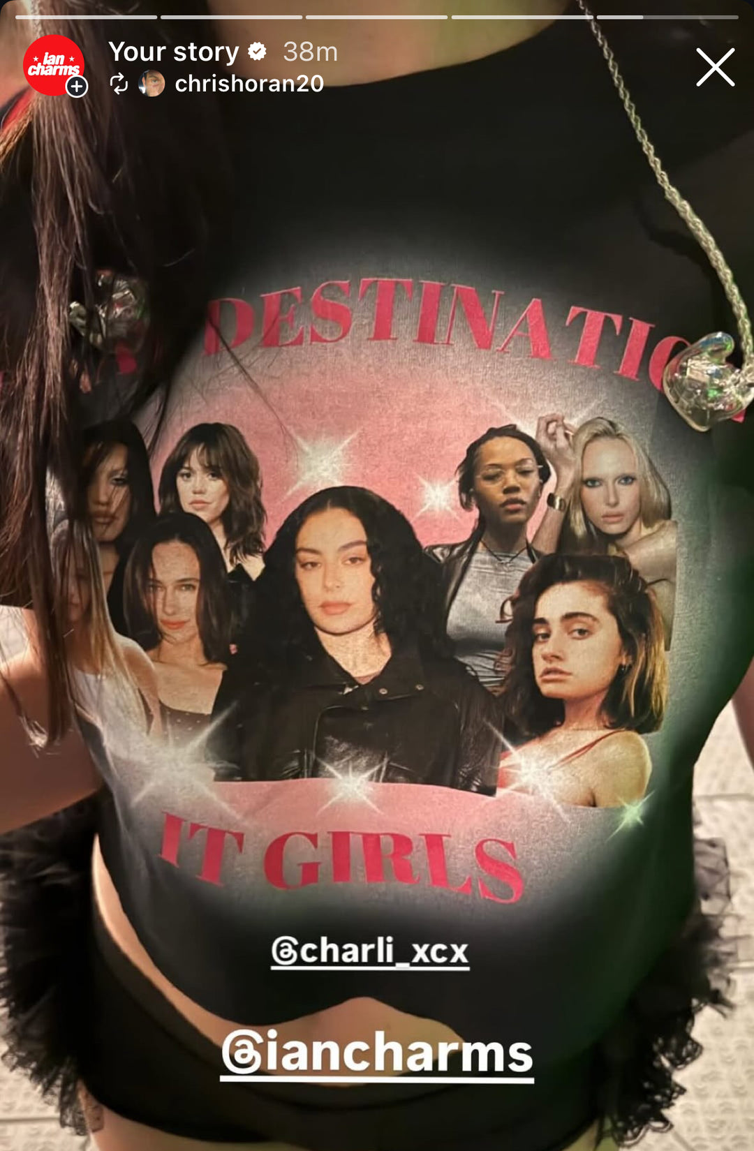 the charli FINAL GIRLS shirt