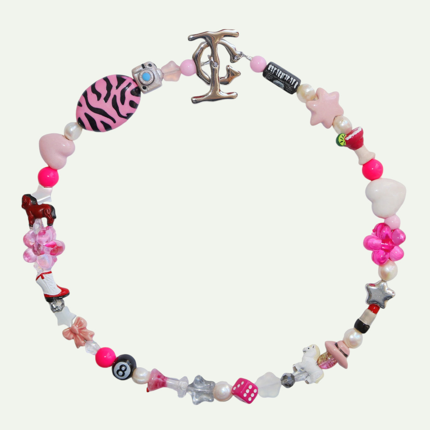 the pink pony club necklace