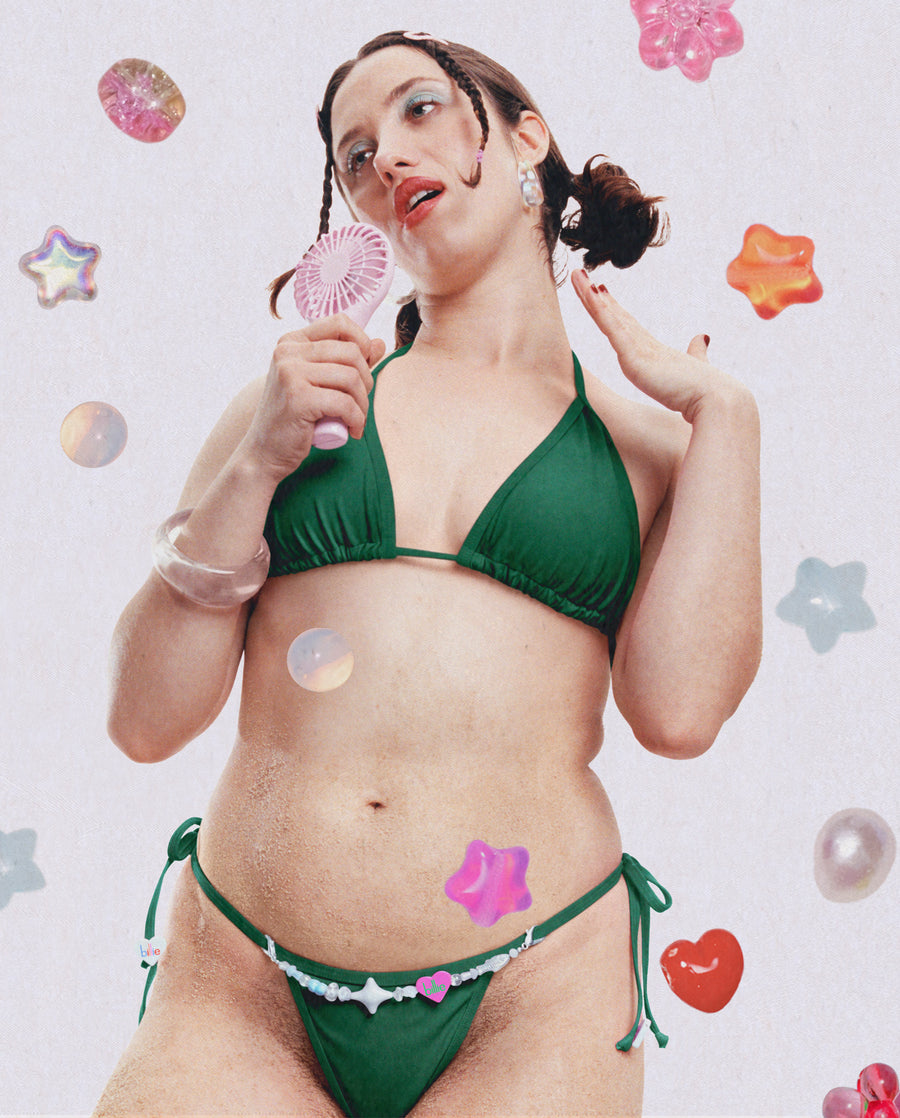 billie x ic beaded chain bikini