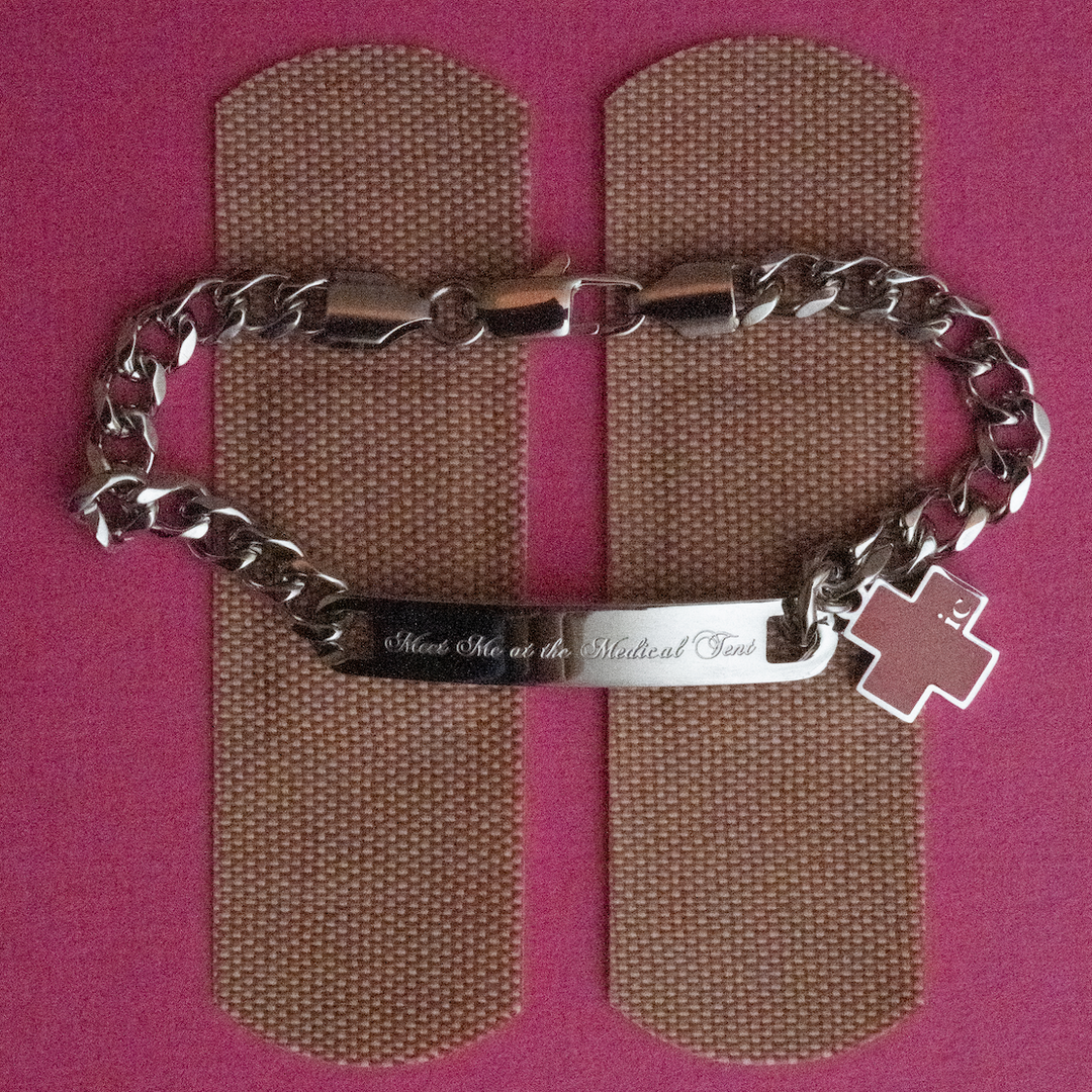 med tent meet me at med tent bracelet