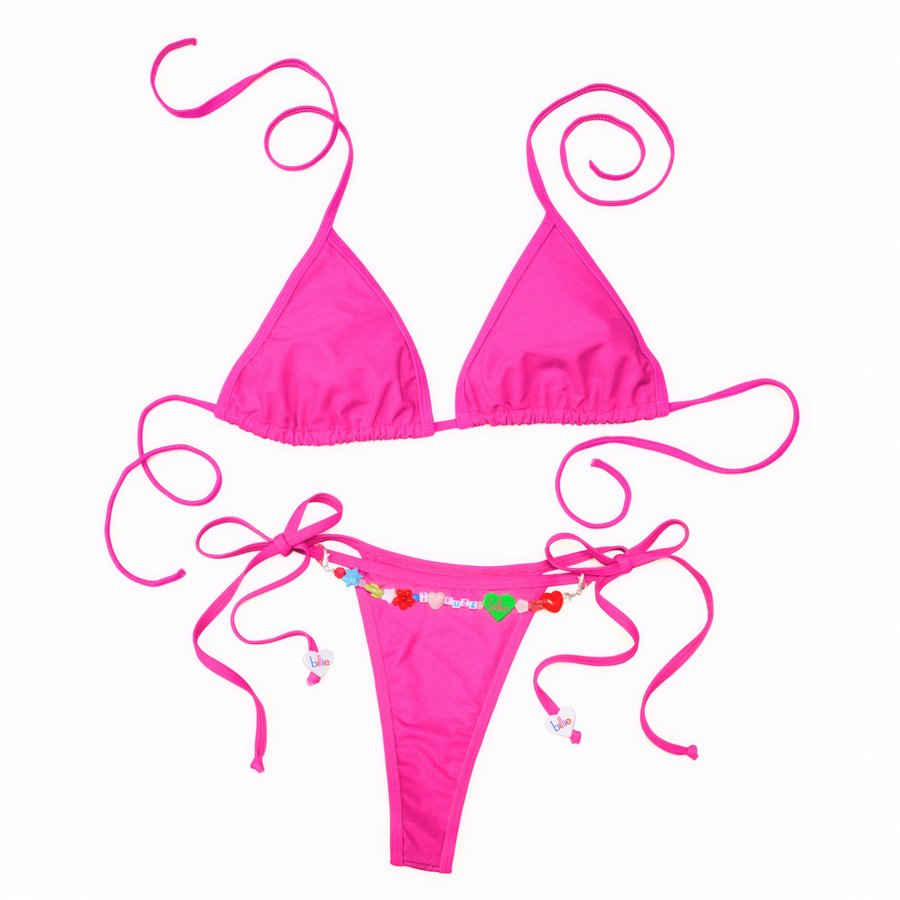 billie x ic beaded chain bikini