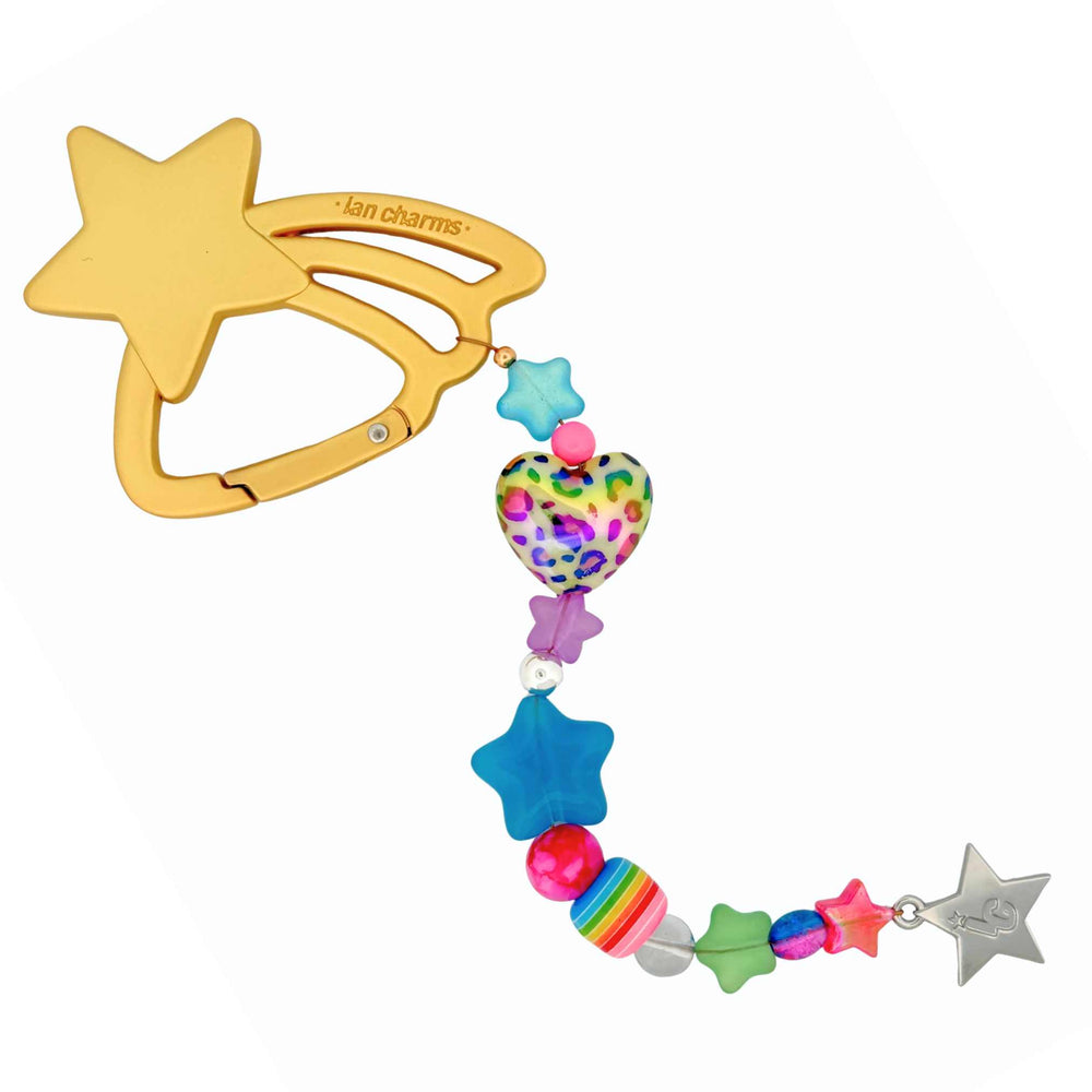 shoot for the stars keychain