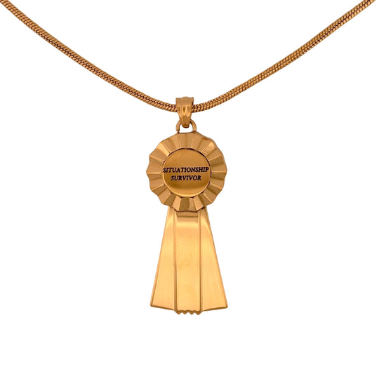 the made it out alive medal necklace