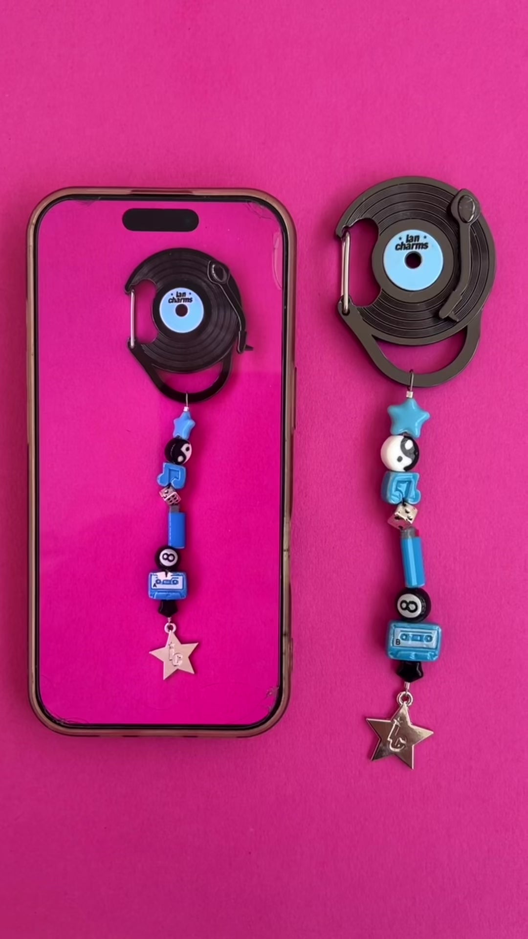 the bluest lullaby keychain